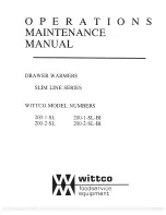 Wittco 200-1-SL-BI Operation & Maintenance Manual preview