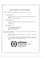 Preview for 4 page of Wittco 200-1-SL-BI Operation & Maintenance Manual