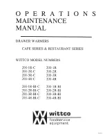 Wittco 200-1R Operation & Maintenance Manual preview