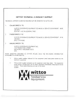 Предварительный просмотр 4 страницы Wittco TOUCHMASTER I Operation & Maintenance Manual