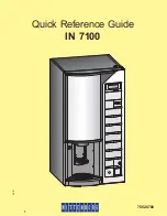 Wittenborg IN 7100 Quick Reference Manual preview