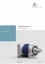 Wittenstein Alpha Advanced Line SP+ 075 ATEX MC Operating Manual preview