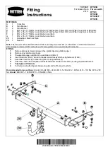 Preview for 1 page of Witter DT143U Fitting Instructions