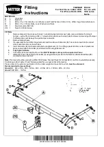 Предварительный просмотр 1 страницы Witter F99CU Fitting Instructions