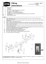 Witter G125U Fitting Instructions preview