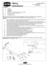 Preview for 1 page of Witter RN117U Fitting Instructions