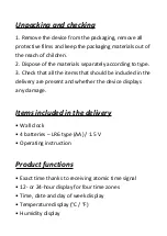 Preview for 3 page of Wittime WT4080 Operating Instruction