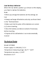 Preview for 12 page of Wittime WT4080 Operating Instruction