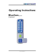 Wittkopp BlueCam greendot Operating Instructions Manual предпросмотр