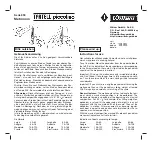 Wittner Kinotechnik TAKTELL piccolino 890 Series Instructions For Use preview