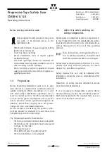 Preview for 5 page of WITTUR CSGB-01 Operating Instructions Manual