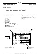 Preview for 7 page of WITTUR EBRA20 Operating Instruction