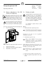 Предварительный просмотр 58 страницы WITTUR EOS D 200mm Operating Instructions Manual