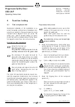 Предварительный просмотр 18 страницы WITTUR USG-25P Operating Instructions Manual