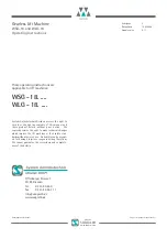 Preview for 2 page of WITTUR WLG-18 Series Operating Instructions Manual