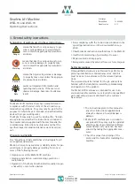 Preview for 4 page of WITTUR WLG-18 Series Operating Instructions Manual