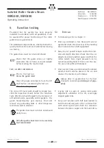 Предварительный просмотр 12 страницы WITTUR WRG200 Operating Instruction