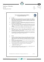 Preview for 50 page of WITTUR WSG-SF Series Operating Instructions Manual