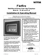 Wittus Flatfire FF-NG Installation & Operating Manual preview