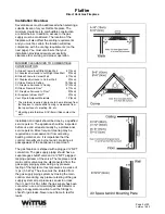 Предварительный просмотр 5 страницы Wittus Flatfire FF-NG Installation & Operating Manual