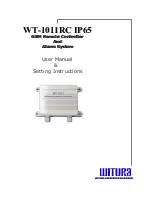 Предварительный просмотр 1 страницы Witura WT-1011RC IP 65 User Manual