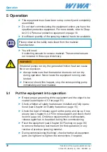 Preview for 32 page of wiwa AIRLESS 270 Operation Manual