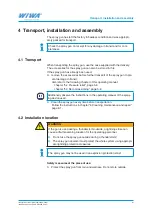 Предварительный просмотр 21 страницы wiwa PUGUN 4040 Operating Manual