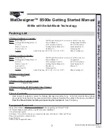 Preview for 7 page of Wizard 8500e Getting Started Manual