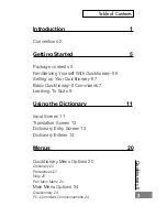 Preview for 3 page of WizCom Technologies Quicktionary-II User Manual