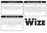 Предварительный просмотр 4 страницы Wize ADC600 Instruction Manual