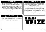 Предварительный просмотр 9 страницы Wize DSD63 Instruction Manual