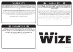 Preview for 5 page of Wize DSH2 Instruction Manual