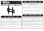 Предварительный просмотр 1 страницы Wize TP55 Instruction Manual