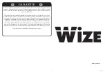 Предварительный просмотр 7 страницы Wize TP55 Instruction Manual