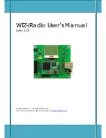 Preview for 1 page of Wiznet WIZ-iRadio User Manual