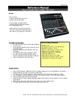 Preview for 4 page of WJG HOLLYWOOD MXV-1200 Reference Manual