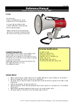 Preview for 3 page of WJG McVoice ER-600G Reference Manual