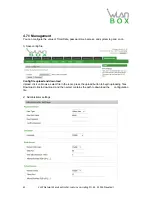 Предварительный просмотр 43 страницы Wlan BOX WB100A User Manual