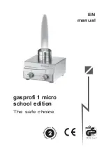 Preview for 1 page of WLD-TEC Gasprofi 1 micro school edition Instruction Manual