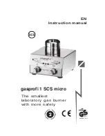 Предварительный просмотр 1 страницы WLD-TEC gasprofi 1 SCS micro Instruction Manual