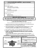 Preview for 2 page of WLee OUTDOOR FIREPIT FOR PROPANE AND NATURAL GAS Owner'S Manual