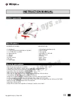 Preview for 1 page of WLtoys Q282J spaceship Instruction Manual