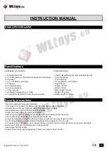 WLtoys UFO SKYLARK V626 Instruction Manual preview