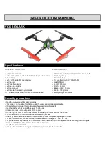 WLtoys V636 SKYLARK Instruction Manual preview