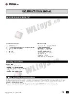 WLtoys WL913 Instruction Manual preview