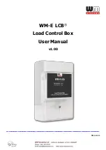 Preview for 1 page of WM Systems E LCB User Manual