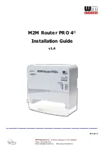 Preview for 1 page of WM Systems M2M Router PRO 4 Installation Manual