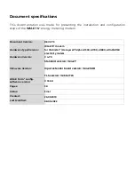 Предварительный просмотр 2 страницы WM Systems WM-E1S Datasheet And User Manual