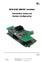 WM Systems WM-E3S Installation Manual preview