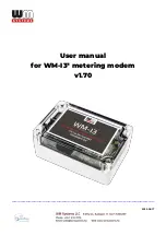 WM Systems WM-I3 User Manual preview